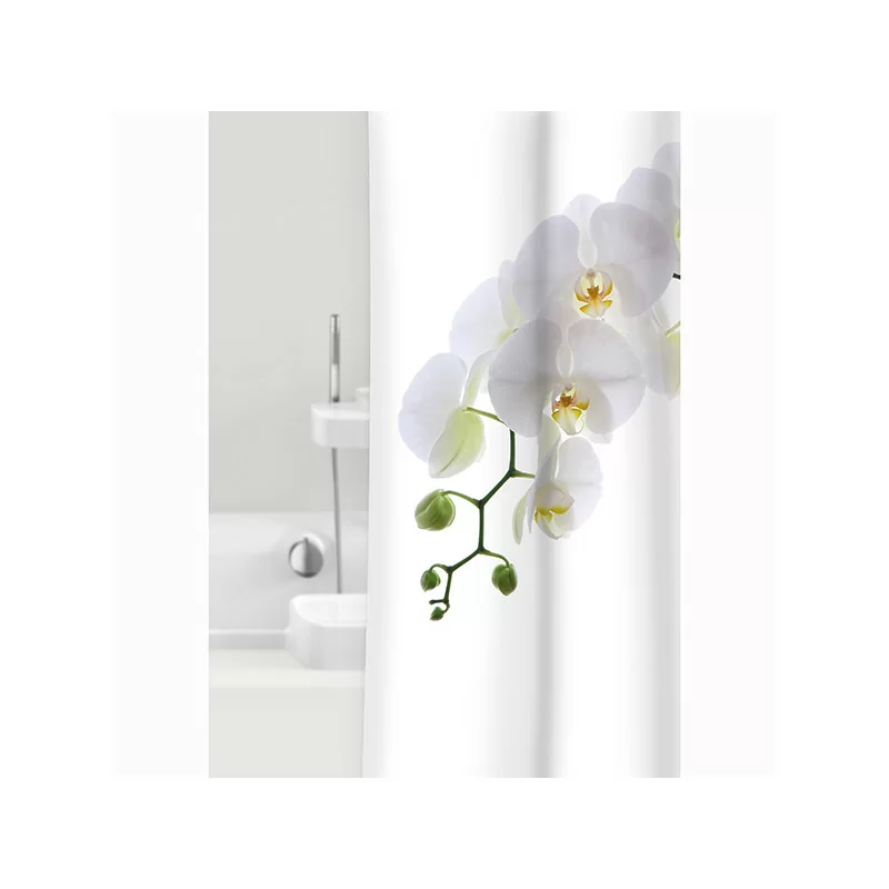 Штора для ванной 180x200 Bacchetta орхидея