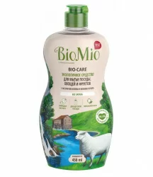 Bio mio м/с для мытья посуды/фруктов 450г хлопок