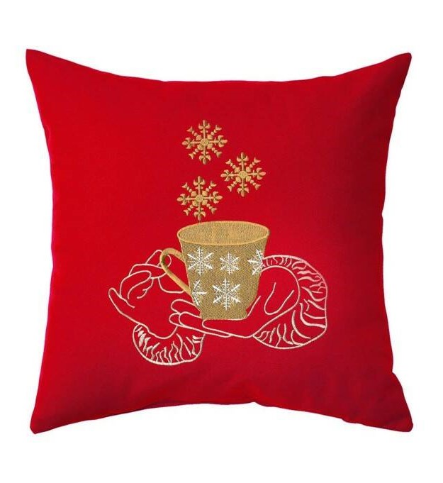 Подушка декоративная Primavelle Coffee 40х40 см красная 212901011-25CF