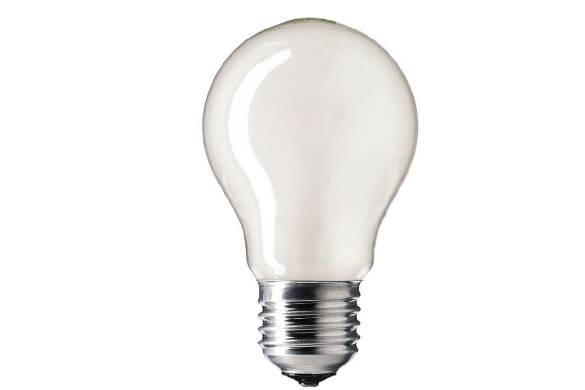 Лампа Philips a55 60w e27 fr матовая