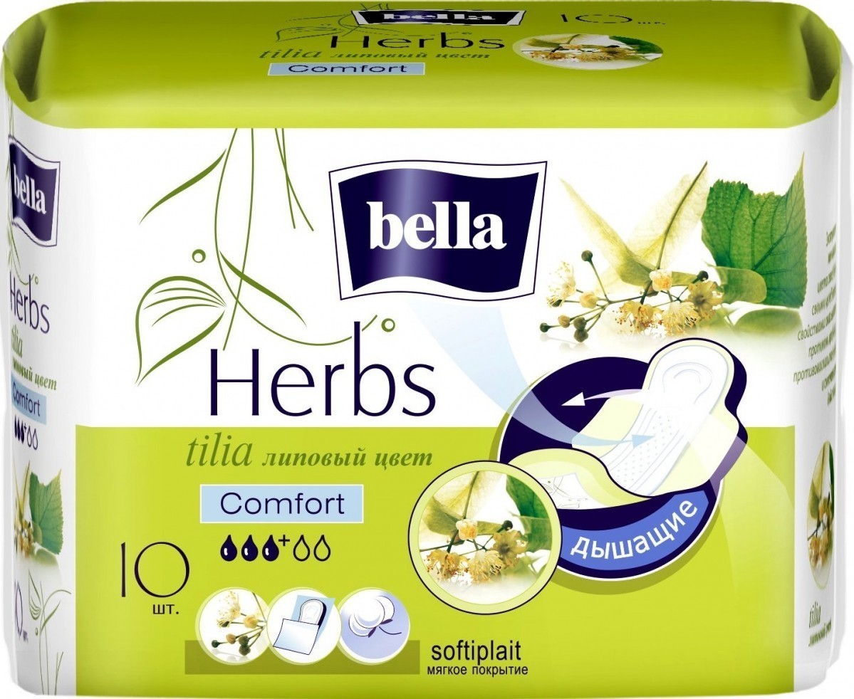 Прокладки Bella Herbs Tilia Comfort Softiplait 10шт