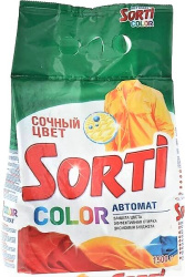 Стиральный порошок Sorti автомат Color Сочный цвет 1500 г