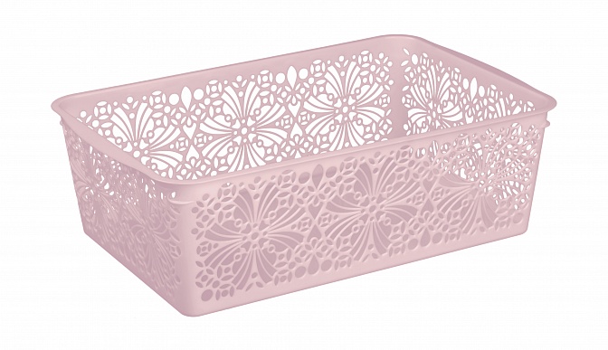 Корзинка универсальная Бытпласт floral 250х150х75мм