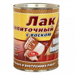 Лак пропиточный с воском White House 1 л тик
