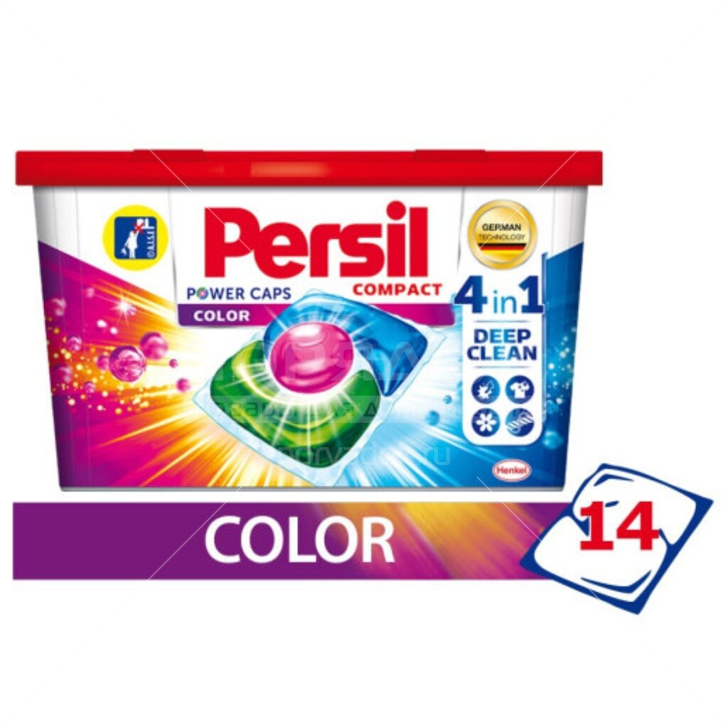 Дуо-капс Persil эксперт колор 4в1 14шт