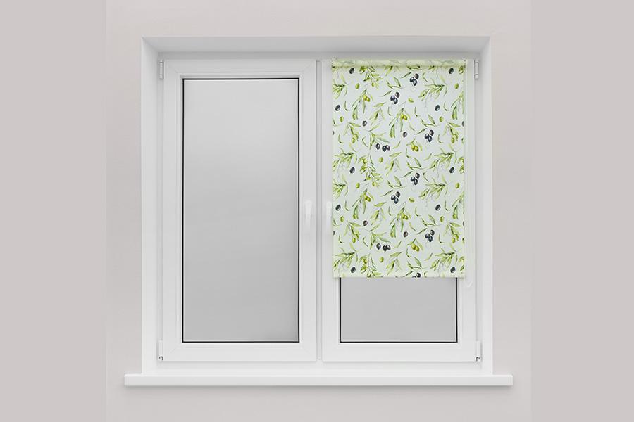 Мини ролета Legrand олива 57х170см