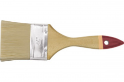 Кисть флейцевая Курс Модерн 2"/50 мм искусственная щетина деревянная ручка 00865