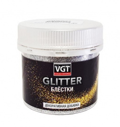 Блестки Pet Glitter VGT 0.05 кг серебро