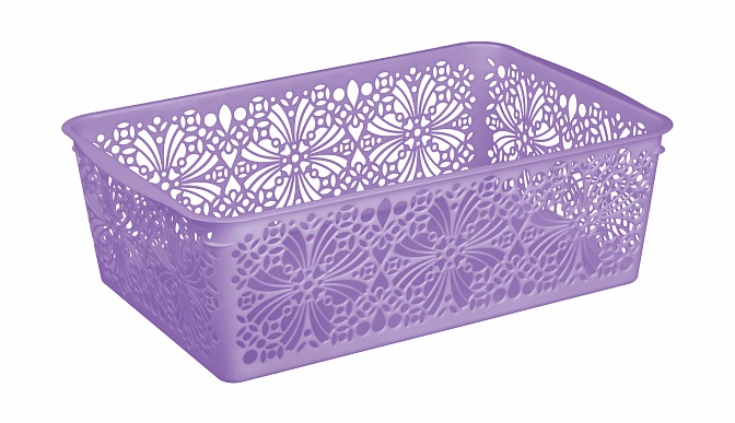 Корзинка универсальная Бытпласт floral 250х150х75мм