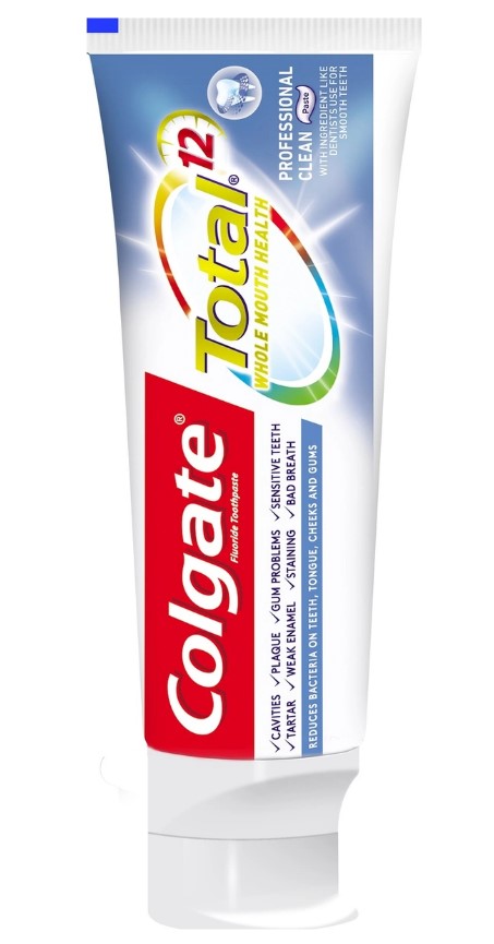 Зубная паста Colgate Total 12 профессиональная чистка отбеливающая 75мл