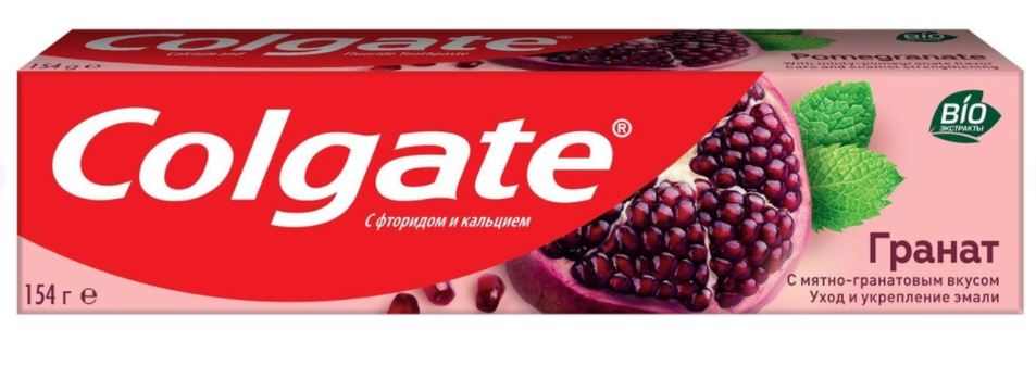 Зубная паста Colgate с мятно-гранатовым вкусом 100мл