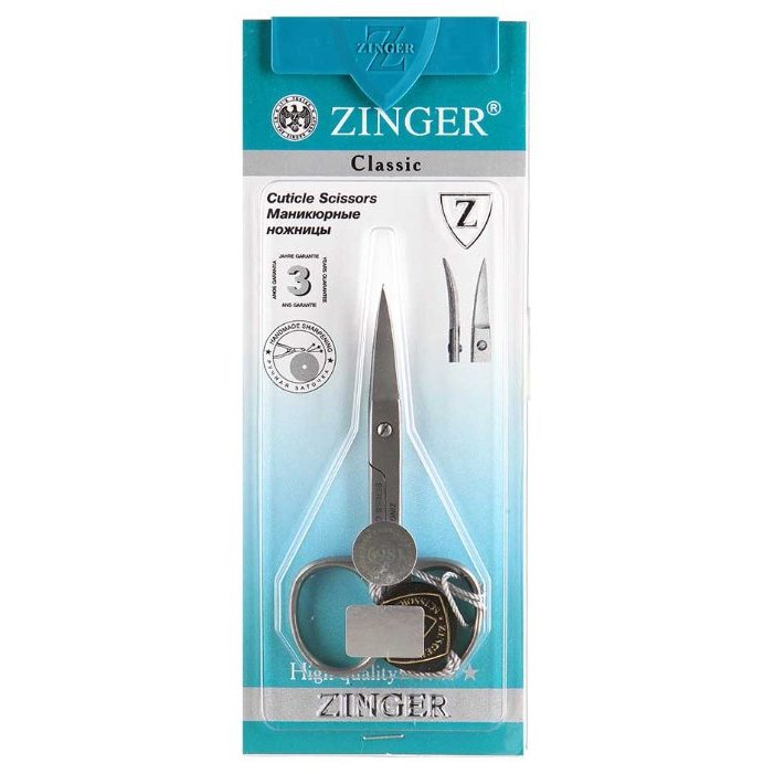 Ножницы для ногтей закругленные заточеные Zinger