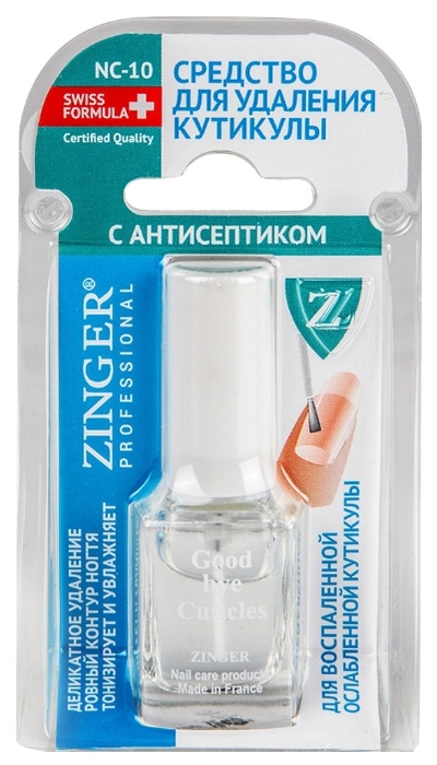 Средство для удаления кутикулы Zinger good by cuticles 4мл