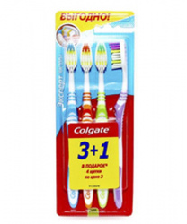 Зубная щетка Colgate эксперт чистоты 3+1