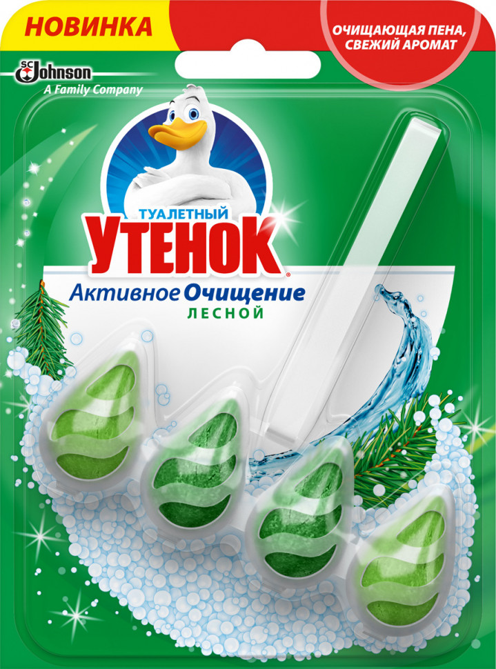Т.у.подвесной блок твердый для унитаза лесной 38.6г