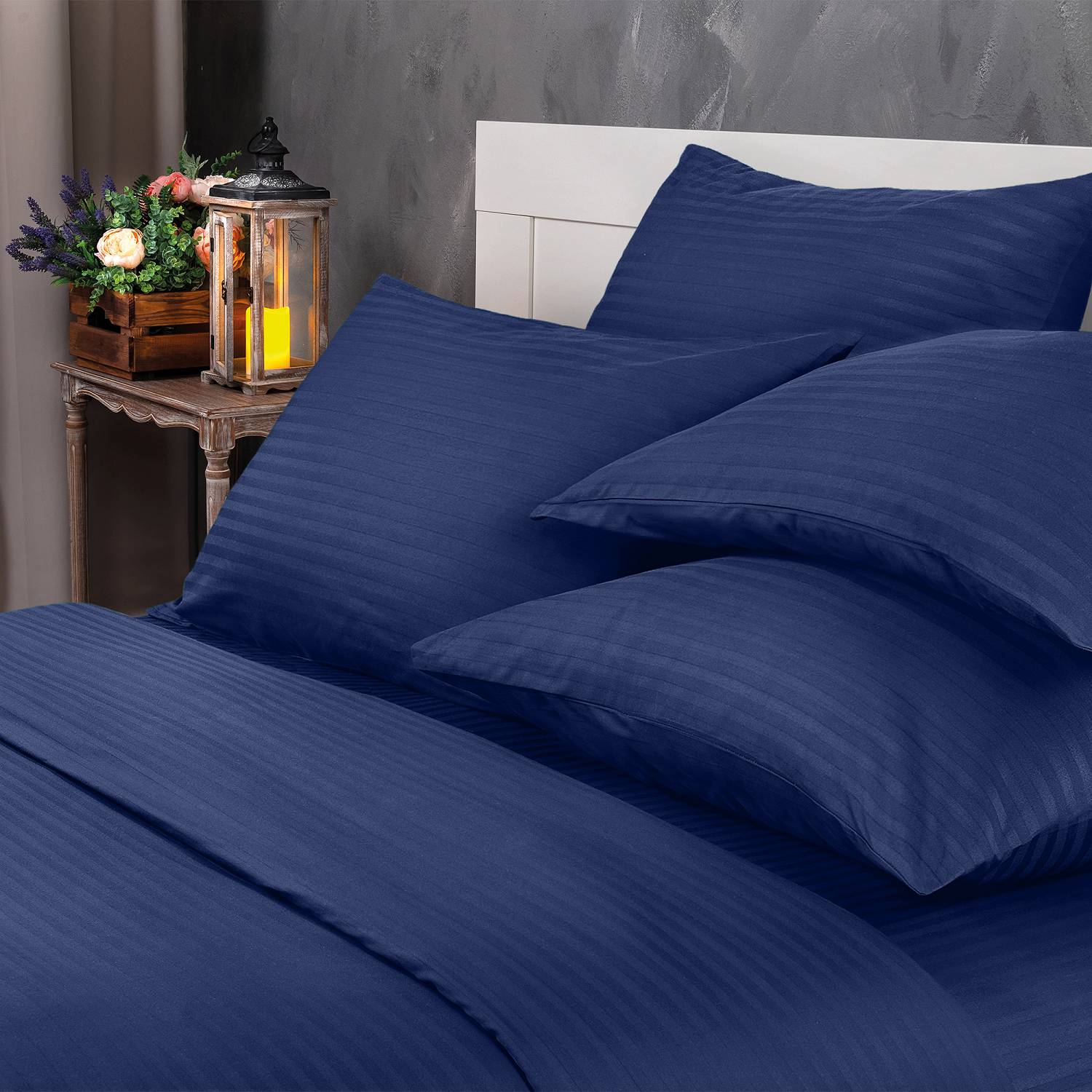 Комплект постельного белья Verossa Stripe Indigo 1.5сп 50/70 70004 23 1565 Комплект постельного белья Verossa Stripe Indigo 1.5сп 50/70 70004 23 1565