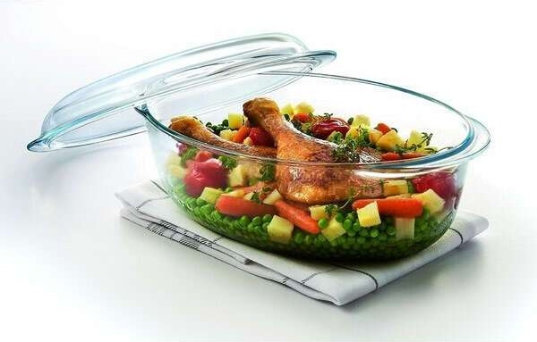 Кастрюля-утятница Pyrex Essentials 4.0л овальная 459A000/W243