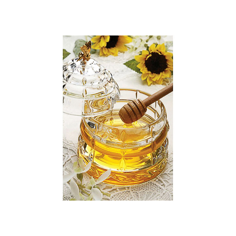 Банка для меда с палочкой Lefard Muza 280мл d11.5см h14см