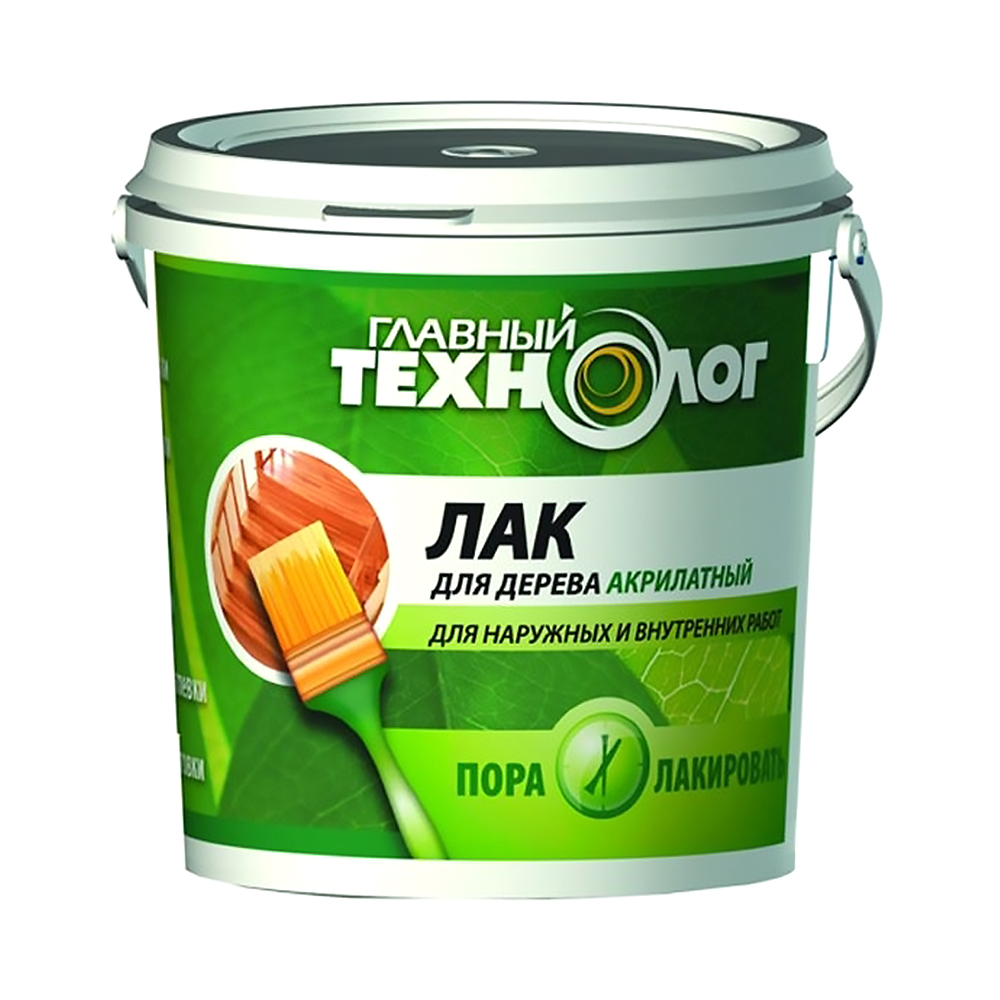 Лак акрилатный "Главный технолог" Новбытхим 0.5 кг орех