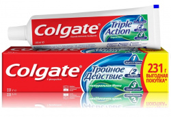 Зубная паста Colgate Тройное действие 150мл