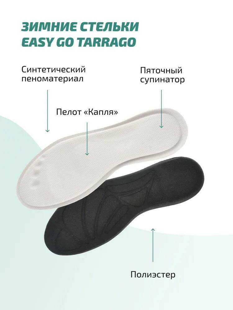 Стельки Tarrago Easy Go с эффектом памяти р.35/36