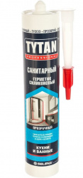 Герметик силиконовый санитарный TYTAN PROFESSIONAL 280 мл/310 г бесцветный Герметик силиконовый санитарный TYTAN PROFESSIONAL 280 мл/310 г бесцветный