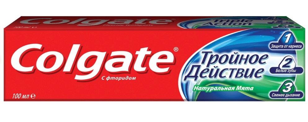 Colgate зубная паста Тройное действие 100 мл