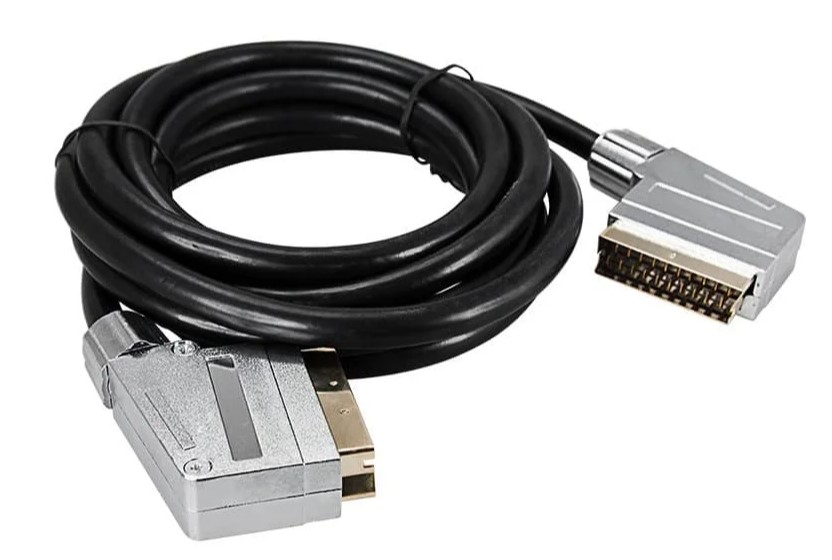 Шнур scart-scart Rexant 21pin gold 1.5м 3562 17-1113