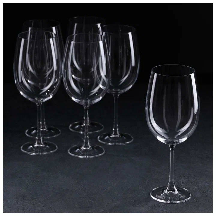 Набор бокалов для вина Bohemia Crystal Colibri 580мл х6 штук