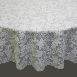 Скатерть ажурная Towa Flower круг сепия d177см 6828