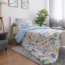 Комплект постельного белья Волшебная Ночь Junior Сity road 1.5сп 50/70 8938/1+8939/1 01 1551 Комплект постельного белья Волшебная Ночь Junior Сity road 1.5сп 50/70 8938/1+8939/1 01 1551