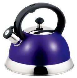 Чайник со свистком Appetite фиолетовый 2.5 л нержавеющая сталь 73-440/LKD-Н063/Ф