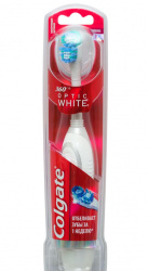 Зубная щетка электрическая Colgate 360 optic white средняя