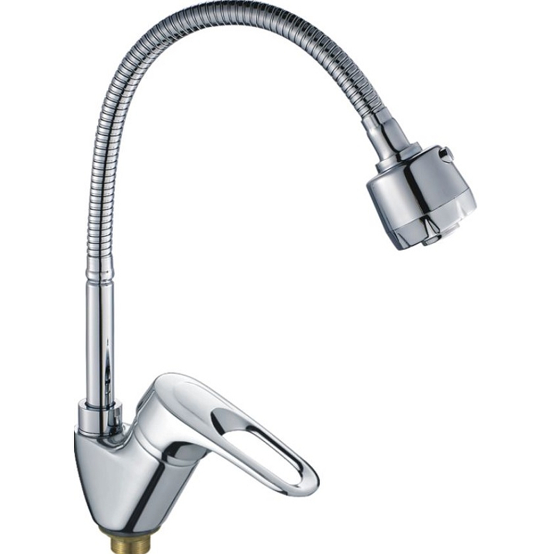 Смеситель для кухни Haiba с гибким изливом HB4304-3 хром