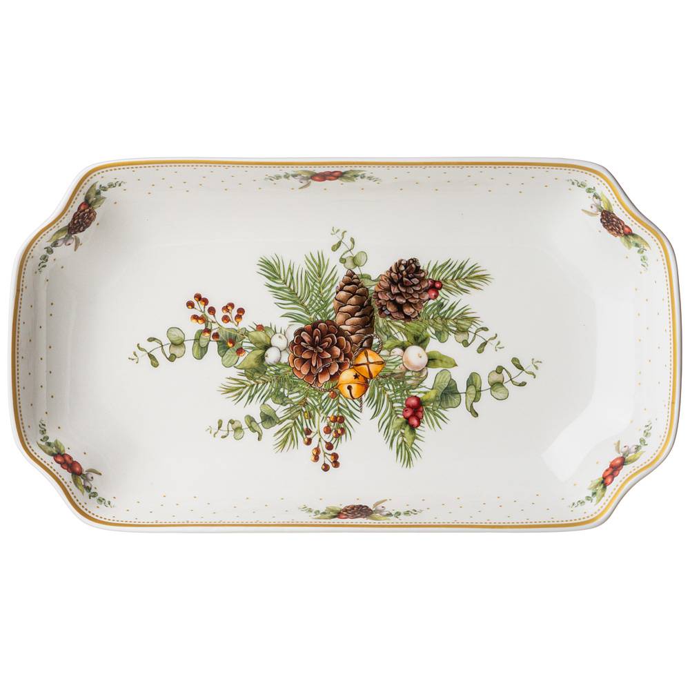 Блюдо Lefard глубокое celebration 25х14х4см