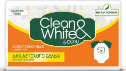 Хозяйственное мыло Duru Clean&White Детское125г