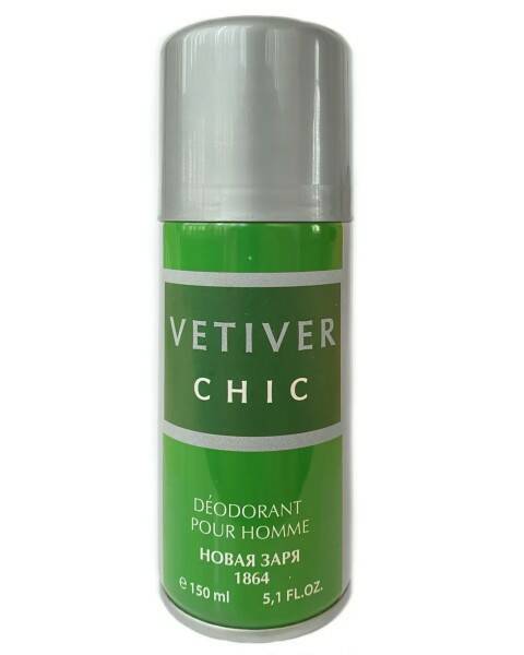 Дезодорант мужской Vetiver Chic Новая Заря 150 мл