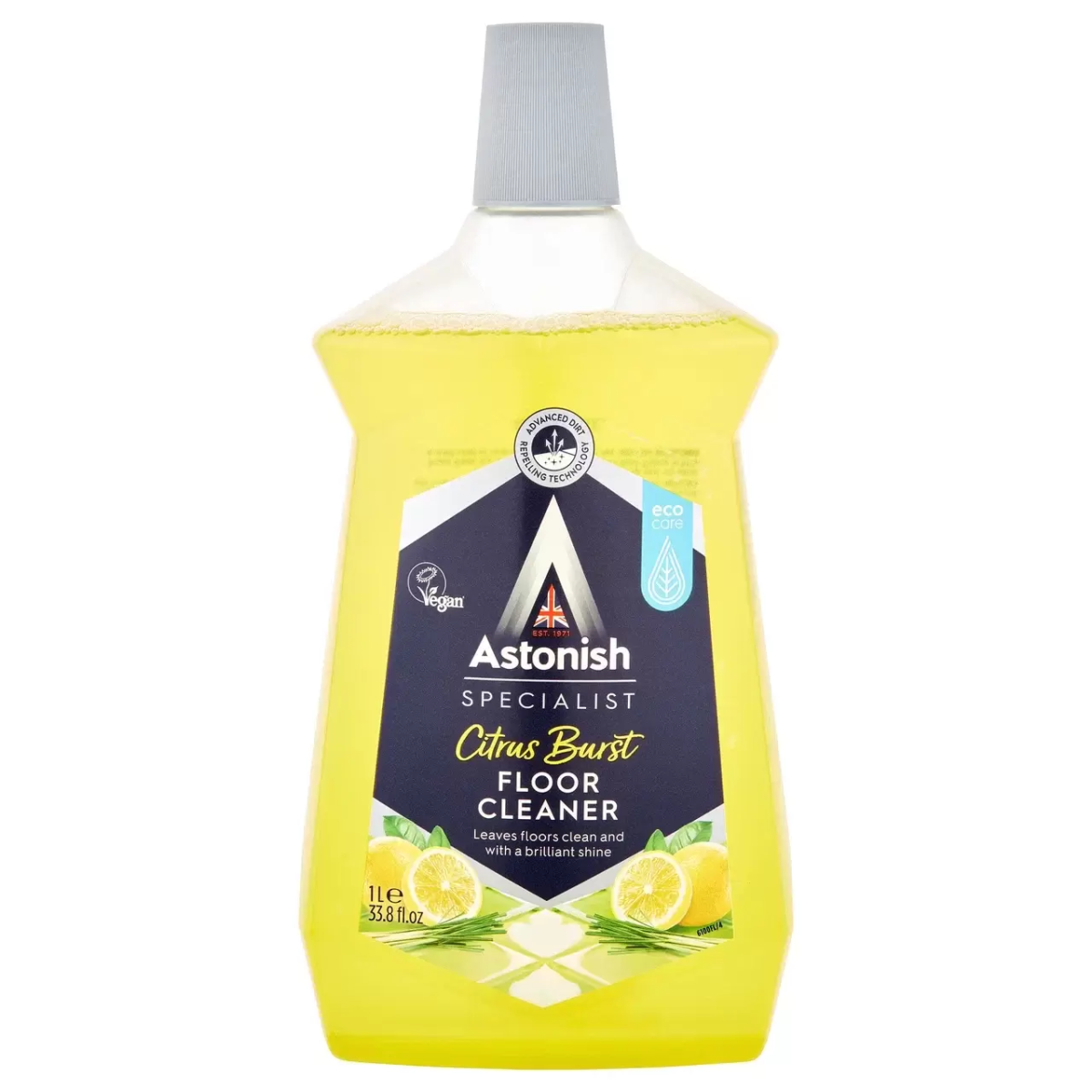 Жидкое средство для мытья полов Astonish Цитрусовый взрыв 1 л концентрат лимон