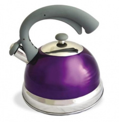 Чайник TimA со свистком 2.5л фиолетовый