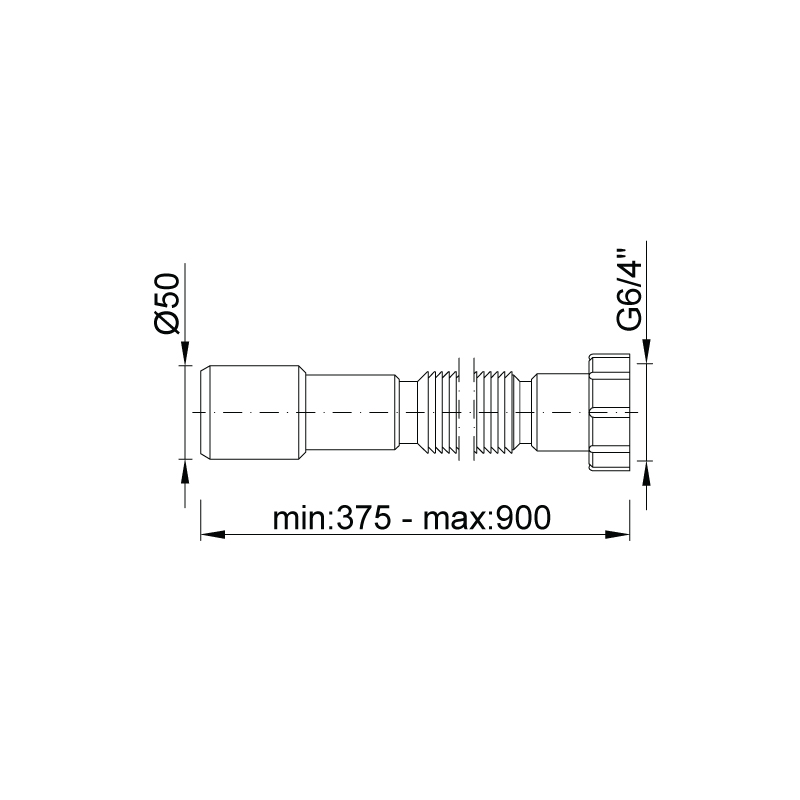 Труба гибкая Styron Jollyflex STY-617-3 6/4 пластик накидная гайка