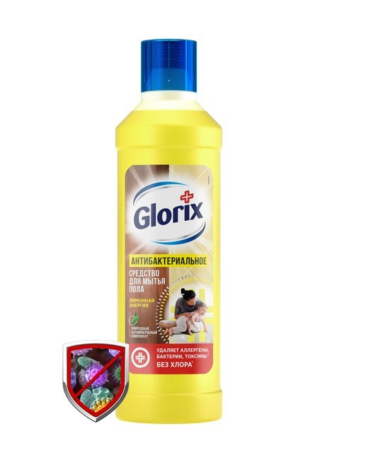 Glorix ч/с для пола лимон энергия 1л