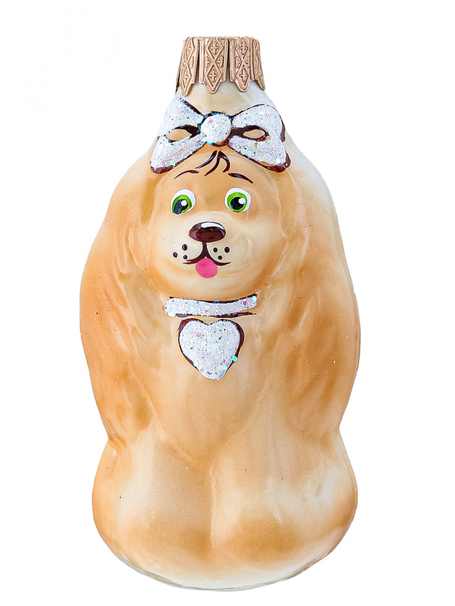 Елочная игрушка Элита Собака королевская ГФ-145, в упаковке, 11 см