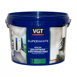 Краска водно-дисперсионная для наружных и внутренних работ VGT 1.5 кг моющаяся ВД-АК-1180