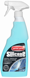 UNICUM Силикон-спрей 500 мл. для мытья зеркал, стекла и пластика1/12 UNICUM Силикон-спрей 500 мл. для мытья зеркал, стекла и пластика1/12