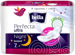 Bella прокладки гигиенически Perfecta Ultra Night супертонкие 7 шт