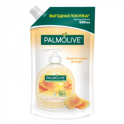 *palmolive ж.мыло 500мл молоко и мёд смен.блок