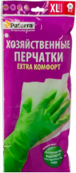 Перчатки Paterra хозяйственные резиновые комфорт xl 2шт