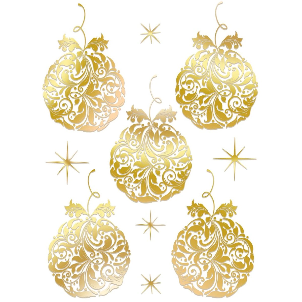 Украшение Декоретто новогодние золотые шары