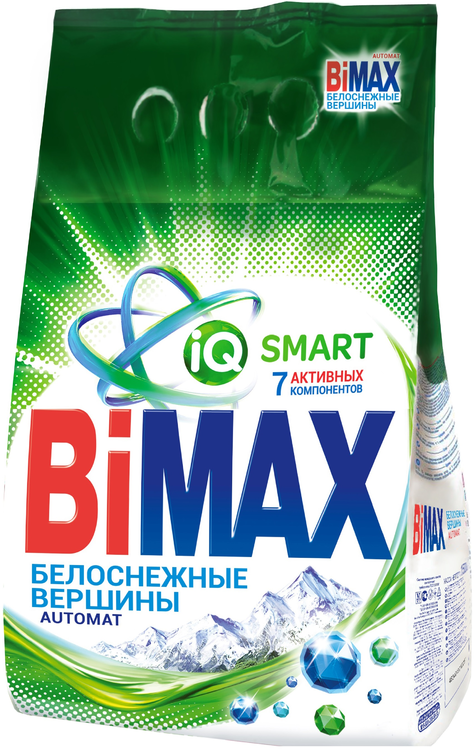 Стиральный порошок автомат Bimax Белоснежные вершины 1.5 кг