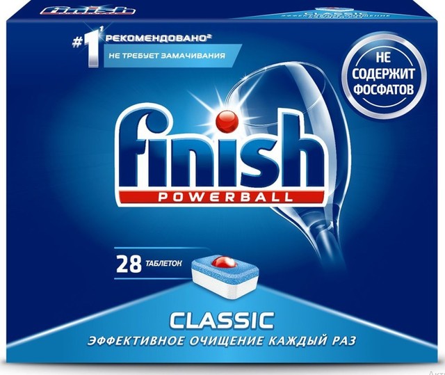 Средство для ПММ Finish таблетки классик 28шт